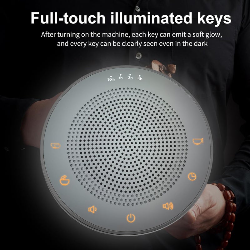Winish Meditation Sound Machine,Electric Tibet Singing Bowl Machine Frequency Healing Devices,9 Tones Singing Bowl Frequency Generator for Healing with 4 Level Timer,Sound Bowls for Healing - Image 4